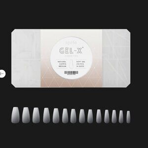 Apres Gel-X Ombré Coffin Medium Tips – Partial Box, 90% Remaining